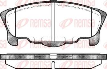 Kawe 0657 00 - Гальмівні колодки, дискові гальма autozip.com.ua