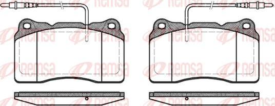 Kawe 0666 14 - Гальмівні колодки, дискові гальма autozip.com.ua