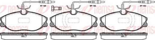 Kawe 0604 14 - Гальмівні колодки, дискові гальма autozip.com.ua