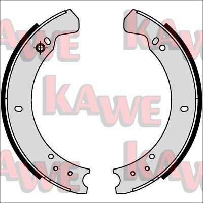 Kawe 06080 - Комплект гальм, барабанний механізм autozip.com.ua