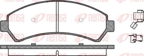 Kawe 0688 00 - Гальмівні колодки, дискові гальма autozip.com.ua