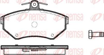 Kawe 0631 00 - Гальмівні колодки, дискові гальма autozip.com.ua