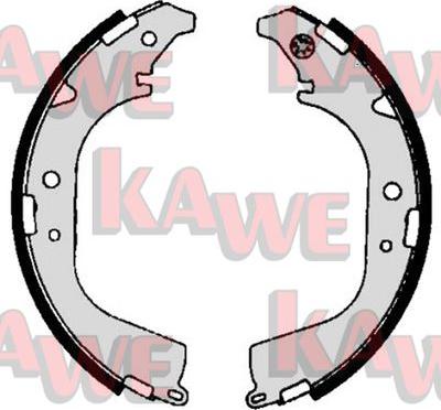 Kawe 06700 - Комплект гальм, барабанний механізм autozip.com.ua