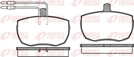 Kawe 0056 04 - Гальмівні колодки, дискові гальма autozip.com.ua