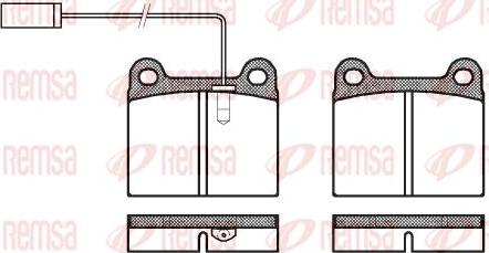 Kawe 0006 91 - Гальмівні колодки, дискові гальма autozip.com.ua