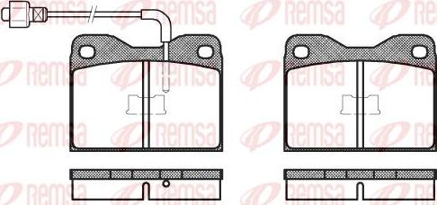 Kawe 0008 02 - Гальмівні колодки, дискові гальма autozip.com.ua