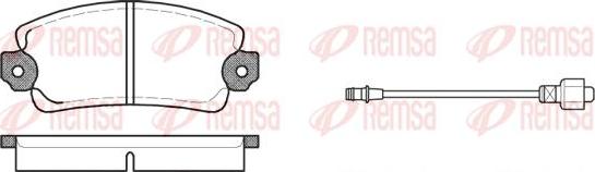 Kawe 0025 12 - Гальмівні колодки, дискові гальма autozip.com.ua