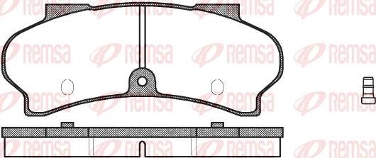 Kawe 0026 02 - Гальмівні колодки, дискові гальма autozip.com.ua