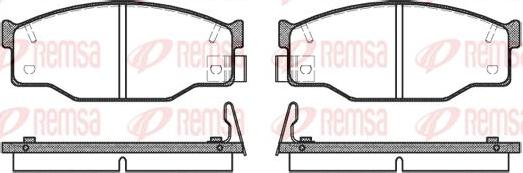 Kawe 0195 14 - Гальмівні колодки, дискові гальма autozip.com.ua