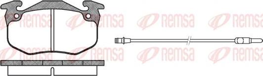 Kawe 0144 42 - Гальмівні колодки, дискові гальма autozip.com.ua