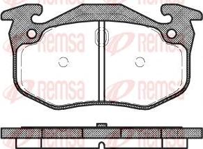 Kawe 0144 06 - Гальмівні колодки, дискові гальма autozip.com.ua