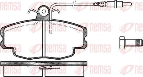 Kawe 0141 24 - Гальмівні колодки, дискові гальма autozip.com.ua