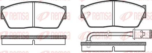 Kawe 0147 11 - Гальмівні колодки, дискові гальма autozip.com.ua