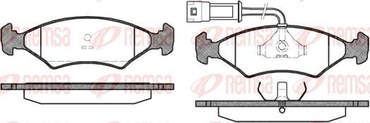 Kawe 0119 22 - Гальмівні колодки, дискові гальма autozip.com.ua