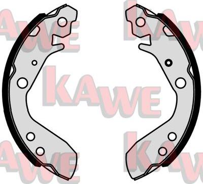 Kawe 01115 - Комплект гальм, барабанний механізм autozip.com.ua