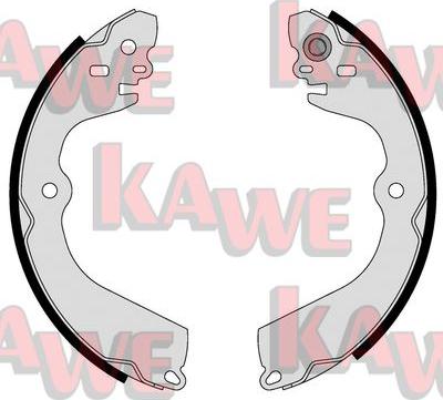 Kawe 01118 - Комплект гальм, барабанний механізм autozip.com.ua
