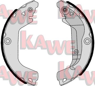 Kawe 01112 - Комплект гальм, барабанний механізм autozip.com.ua