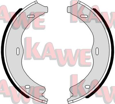 Kawe 01117 - Комплект гальм, ручник, парковка autozip.com.ua