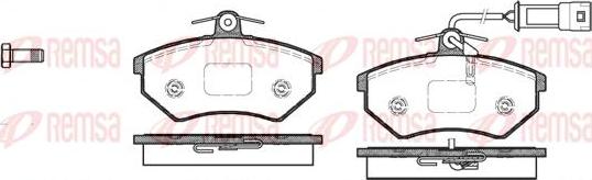 Kawe 0134 42 - Гальмівні колодки, дискові гальма autozip.com.ua