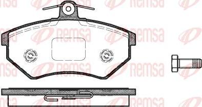 Kawe 0134 50 - Гальмівні колодки, дискові гальма autozip.com.ua