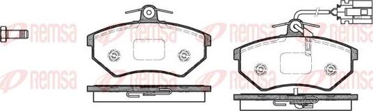 Kawe 0134 82 - Гальмівні колодки, дискові гальма autozip.com.ua