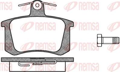 Kawe 0135 20 - Гальмівні колодки, дискові гальма autozip.com.ua