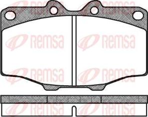 Kawe 0132 00 - Гальмівні колодки, дискові гальма autozip.com.ua