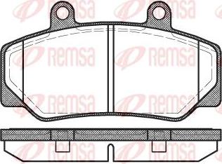 Kawe 0176 20 - Гальмівні колодки, дискові гальма autozip.com.ua