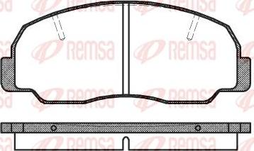 Kawe 0178 10 - Гальмівні колодки, дискові гальма autozip.com.ua