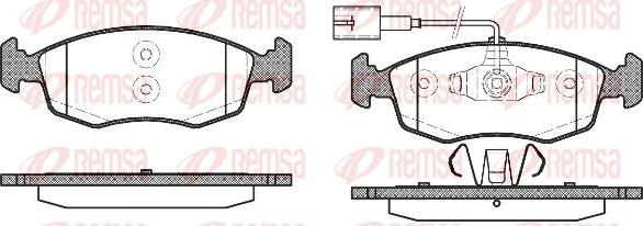 Kawe 0172 52 - Гальмівні колодки, дискові гальма autozip.com.ua