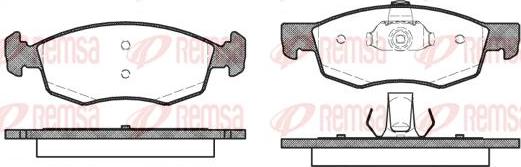 Kawe 0172 30 - Гальмівні колодки, дискові гальма autozip.com.ua