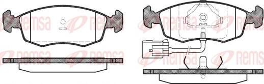 Kawe 0172 22 - Гальмівні колодки, дискові гальма autozip.com.ua