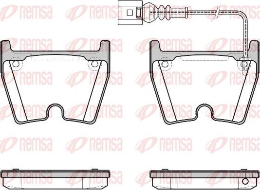 Kawe 0896 11 - Гальмівні колодки, дискові гальма autozip.com.ua