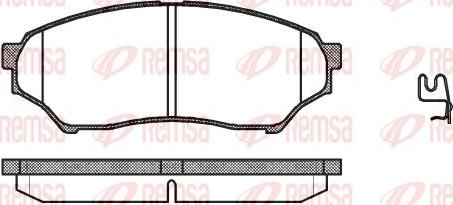 Roulunds Braking 51340181 - Гальмівні колодки, дискові гальма autozip.com.ua