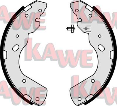 Kawe 08450 - Комплект гальм, барабанний механізм autozip.com.ua