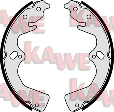 Kawe 08470 - Комплект гальм, барабанний механізм autozip.com.ua
