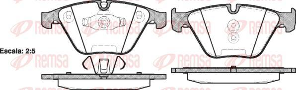 Kawe 0857 10 - Гальмівні колодки, дискові гальма autozip.com.ua