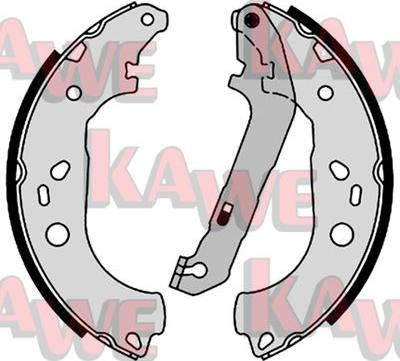 Kawe 08600 - Комплект гальм, барабанний механізм autozip.com.ua
