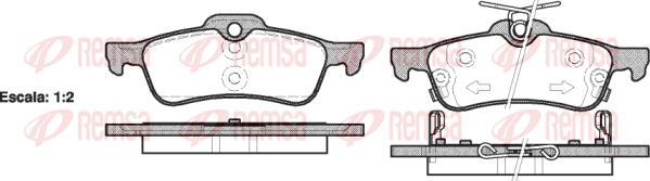 Kawe 0862 02 - Гальмівні колодки, дискові гальма autozip.com.ua