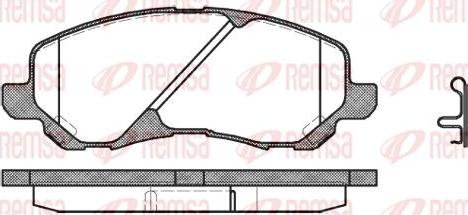 BENDIX 573278S - Гальмівні колодки, дискові гальма autozip.com.ua