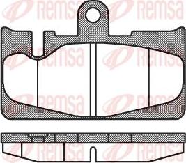 Kawe 0889 00 - Гальмівні колодки, дискові гальма autozip.com.ua