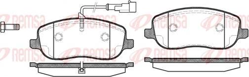 Kawe 0879 31 - Гальмівні колодки, дискові гальма autozip.com.ua