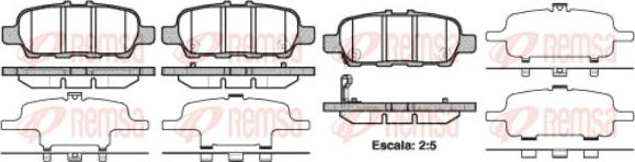 Kawe 0876 41 - Гальмівні колодки, дискові гальма autozip.com.ua