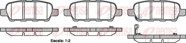 Kawe 0876 21 - Гальмівні колодки, дискові гальма autozip.com.ua