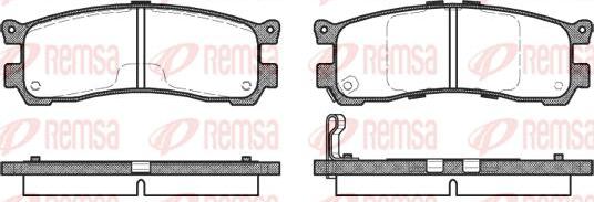 Kawe 0399 21 - Гальмівні колодки, дискові гальма autozip.com.ua