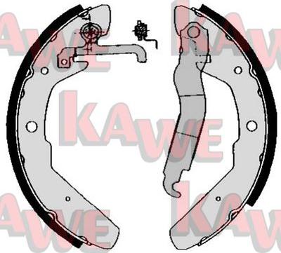 Kawe 03970 - Комплект гальм, барабанний механізм autozip.com.ua