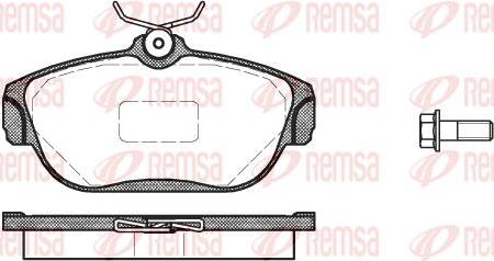 Kawe 0368 00 - Гальмівні колодки, дискові гальма autozip.com.ua