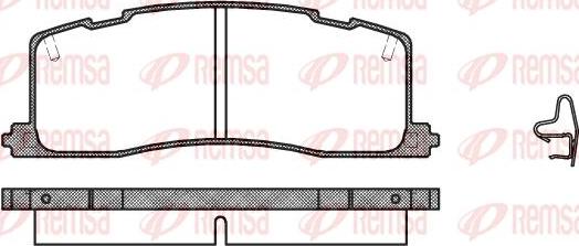 Kawe 0367 00 - Гальмівні колодки, дискові гальма autozip.com.ua