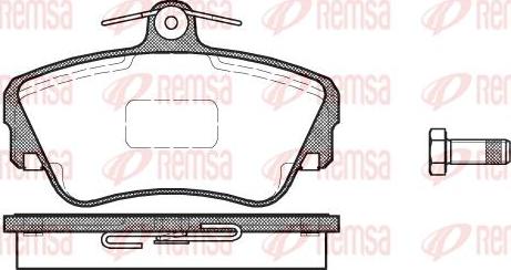 Kawe 0309 10 - Гальмівні колодки, дискові гальма autozip.com.ua