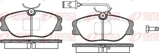 Kawe 0305 02 - Гальмівні колодки, дискові гальма autozip.com.ua